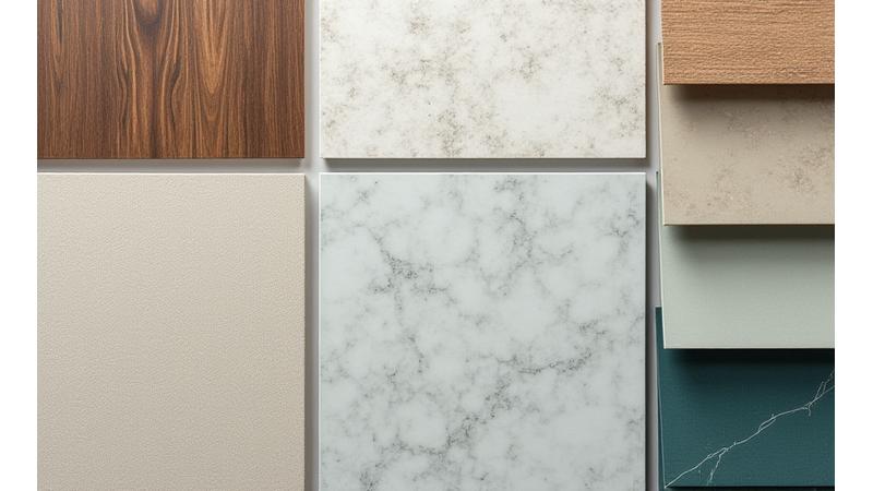 다양한 인테리어 자재 샘플